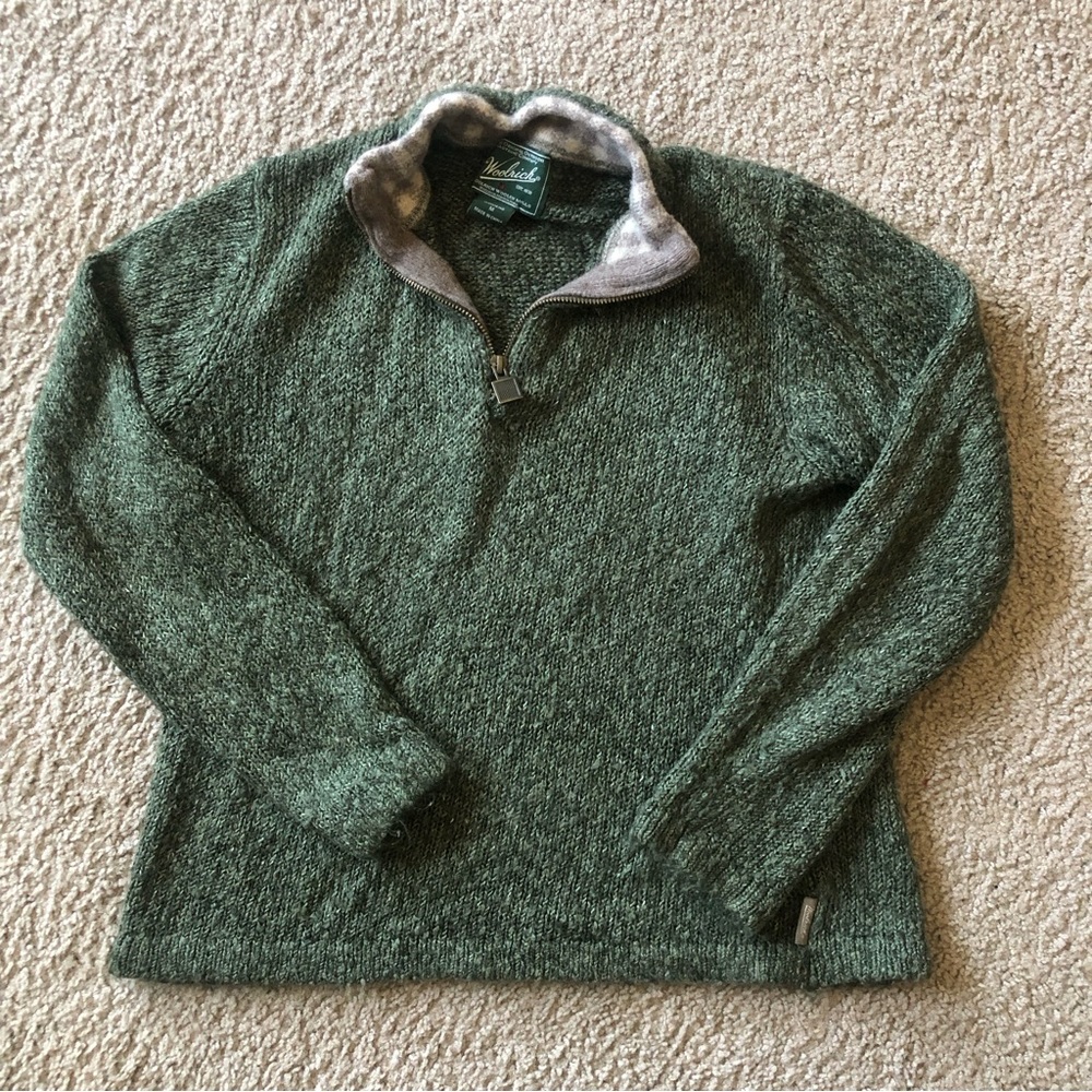 Woolrich 1/4” zip Sweater
